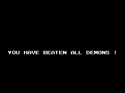 Has derrotado todos los demonios !